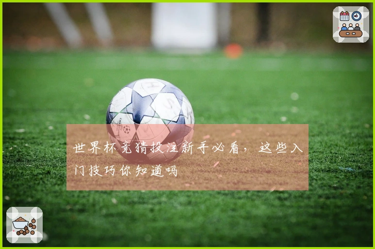 世界杯竞猜投注新手必看，这些入门技巧你知道吗