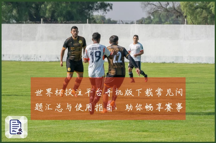 世界杯投注平台手机版下载常见问题汇总与使用指南，助你畅享赛事直播体验